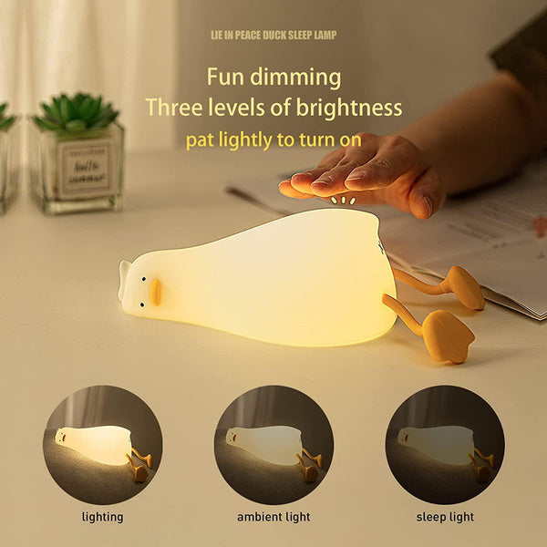 LED Cute Duck Night Light