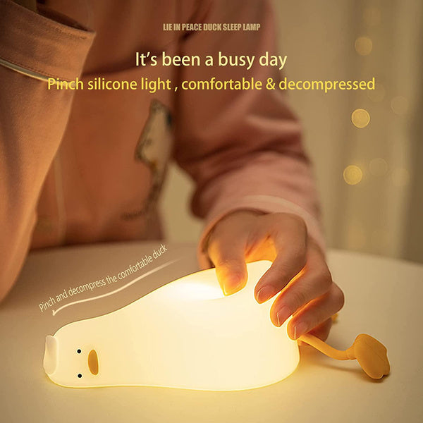 LED Cute Duck Night Light